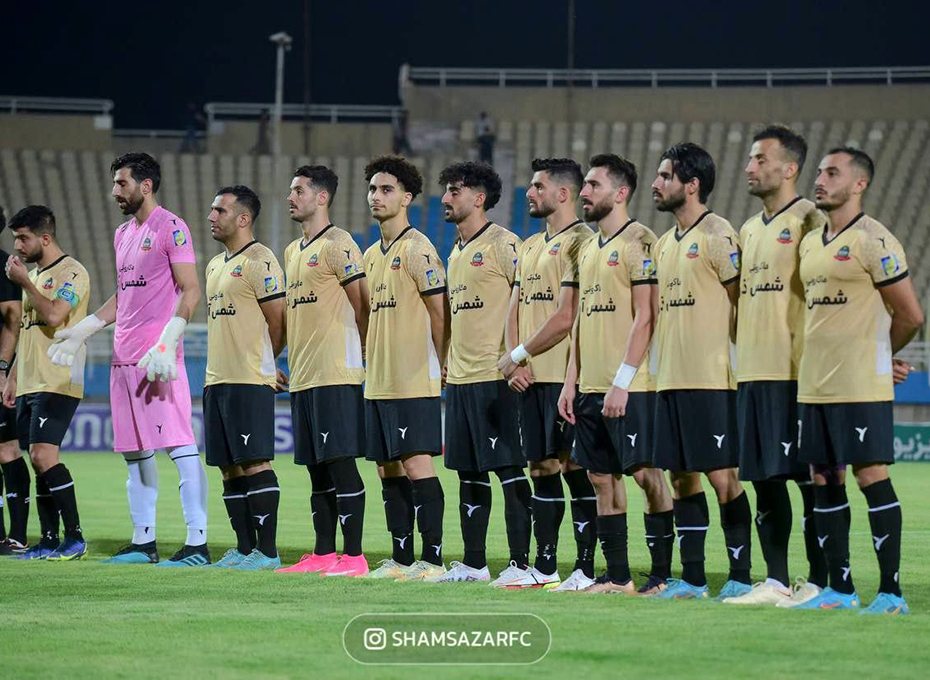 تبریک اولین برد تاریخ فوتبال قزوین درلیگ برترتوسط تیم شمس آذر 