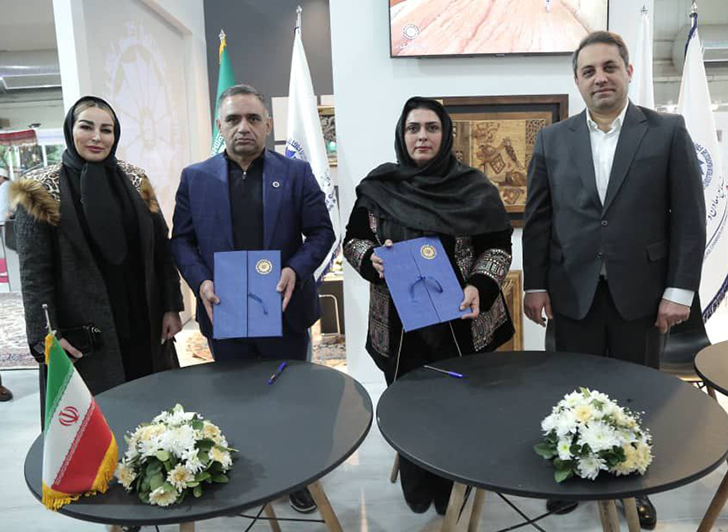 امضای تفاهم نامه همکاری میان  کمیسیون های  گردشگری اتاق‌های بازرگانی قزوین و  البرز