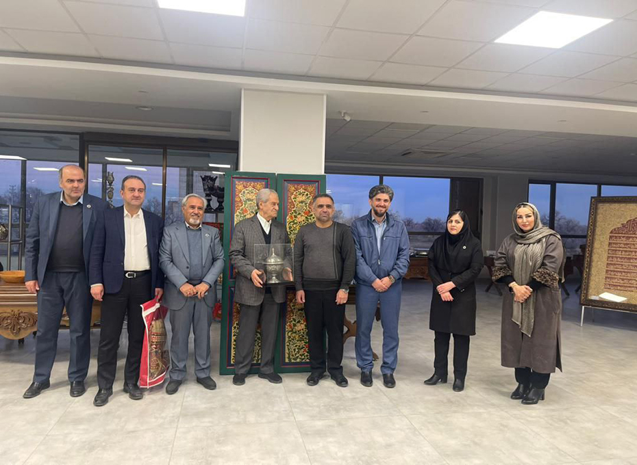 حضورمهندس بصیری طهرانی چهره ماندگار صنعت نساجی کشور دراتاق بازرگانی قزوین                                                                             