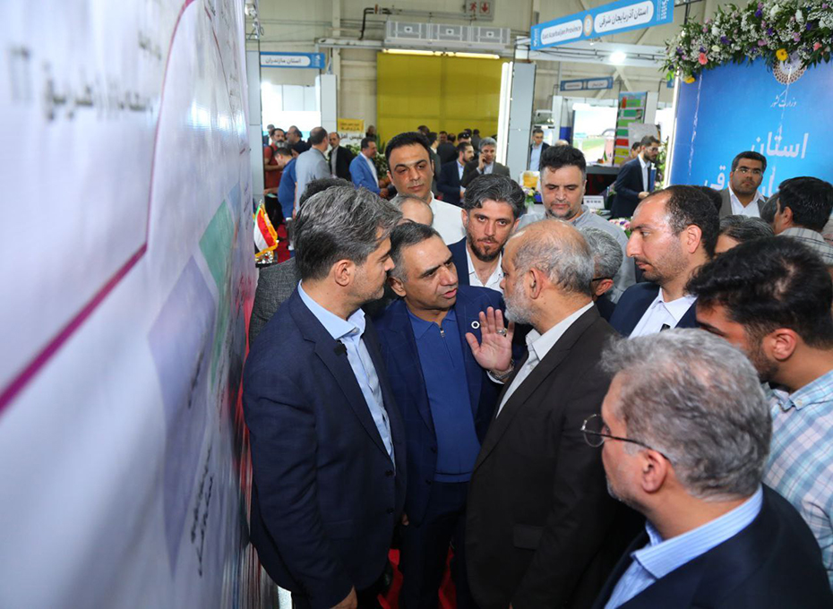 بازدید سرداروحیدی وزیر کشورازپاویون استان قزوین