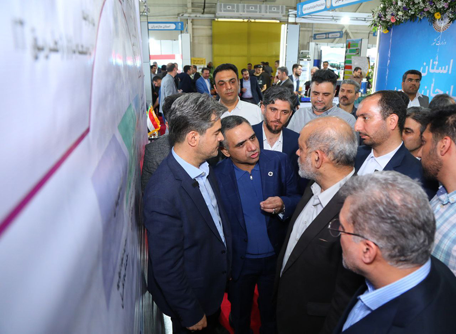 بازدید سرداروحیدی وزیر کشورازپاویون استان قزوین