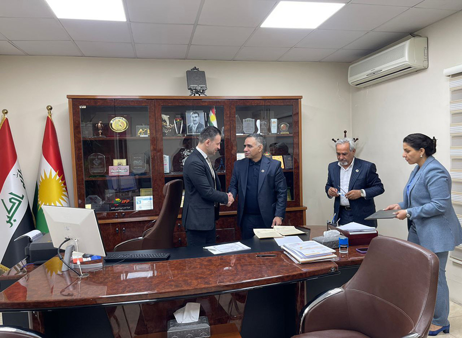 باانعقاد رسمی قرارداداتاق بازرگانی قزوین وشرکت نمایشگاه های بین المللی اربیل عراق 🔷نمایشگاه اختصاصی ظرفیت‌های صادراتی استان قزوین دراقلیم کردستان عراق برگزارمی شود