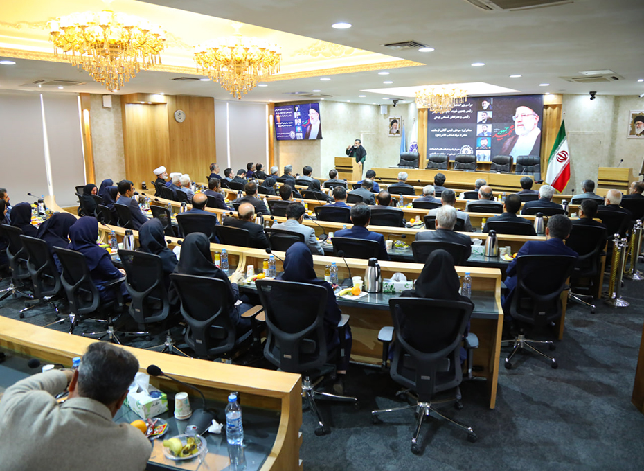 آیین بزرگداشت شهدای خدمت جمهوری اسلامی (جاودان یاد دکترآیت الله رئیسی و همراهان آسمانی اش)دراتاق بازرگانی قزوین برگزارشد