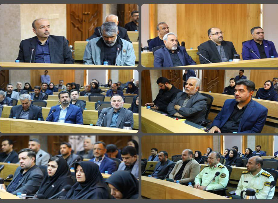آیین بزرگداشت شهدای خدمت جمهوری اسلامی (جاودان یاد دکترآیت الله رئیسی و همراهان آسمانی اش)دراتاق بازرگانی قزوین برگزارشد