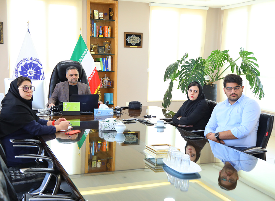 جلسه آنلاین آقای  مهندس  عبدیان رئیس اتاق بازرگانی قزوین و آقای نوزاد غفور کریم رئیس اتاق بازرگانی سلیمانیه عراق