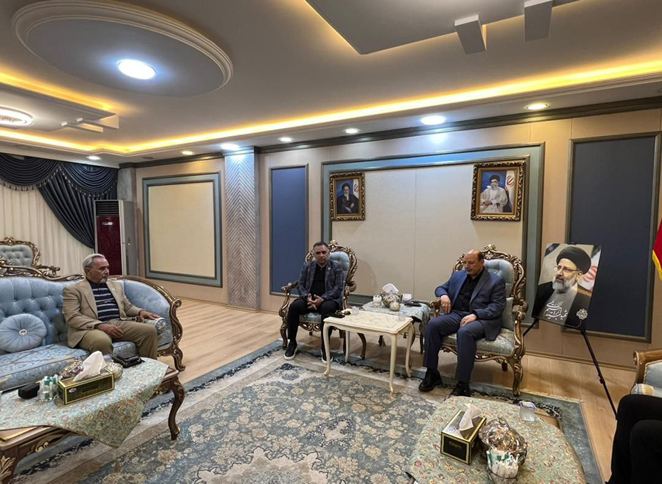 دیداررئیس اتاق بازرگانی قزوین باسرکنسول ج.ا.ایران دراربیل (اقلیم کردستان )عراق