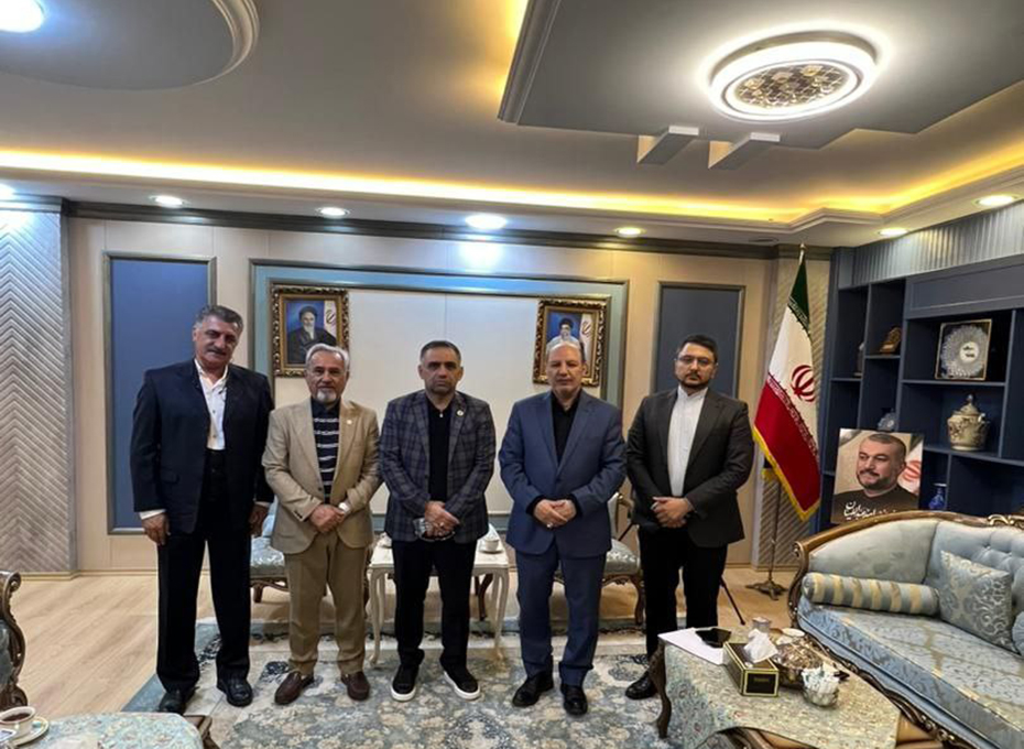 دیداررئیس اتاق بازرگانی قزوین باسرکنسول ج.ا.ایران دراربیل (اقلیم کردستان )عراق