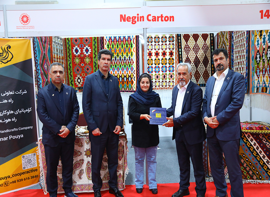 گزارش  تصویری ازاختتامیه نخستین نمایشگاه توانمندی های صادراتی استان قزوین دراربیل(2)
