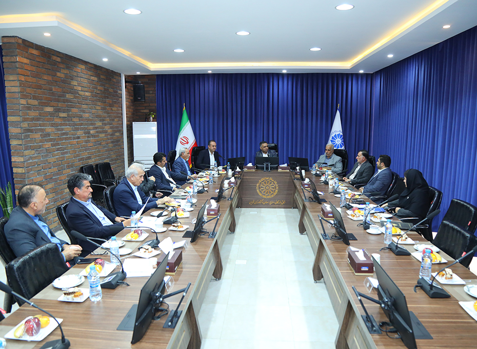 برگزاری هشتمین نشست ماهانه  هیات نمایندگان اتاق بازرگانی قزوین درسال جاری