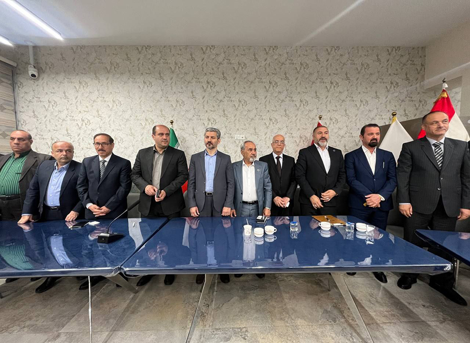 برگزاری جلسه  مشترک نمایندگان  اتاق‌های بازرگانی استان‌های قزوین و ایلام از ایران، و اتاق‌های بازرگانی استان‌های کربلا، سماوه، دیوانیه، بابل، کوت و دیاله عراق