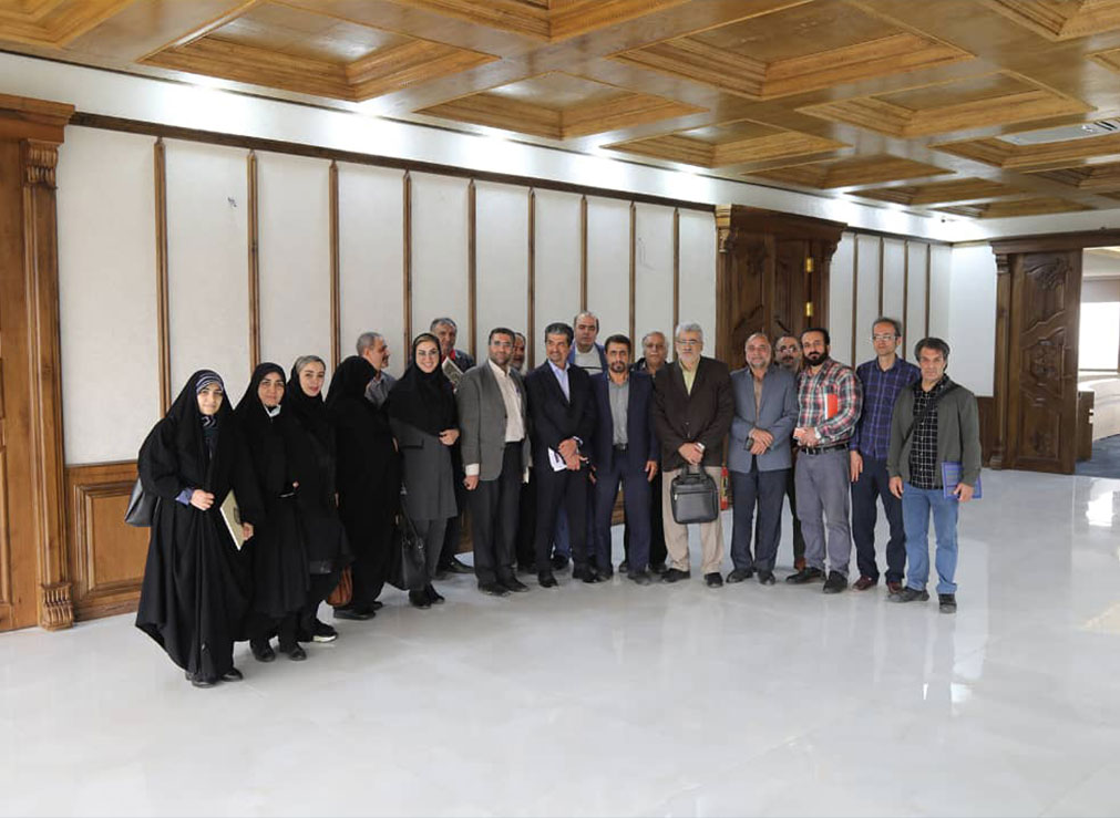 گزارش تصویری نشست نمایندگان رسانه های گروهی استان قزوین با ریاست محترم اتاق بازرگانی قزوین
