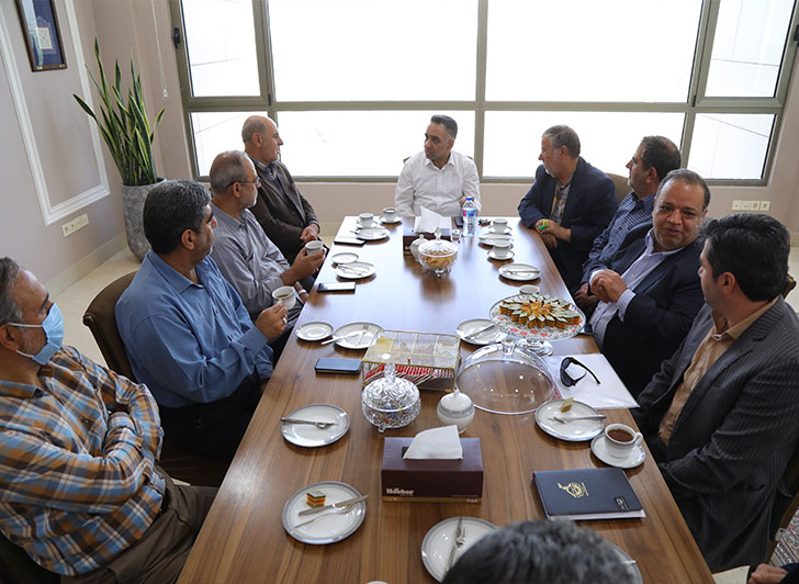 دیدارصمیمانه هیات امنای موسسه خیریه نبی اکرم(ص)  باریاست اتاق بازرگانی قزوین