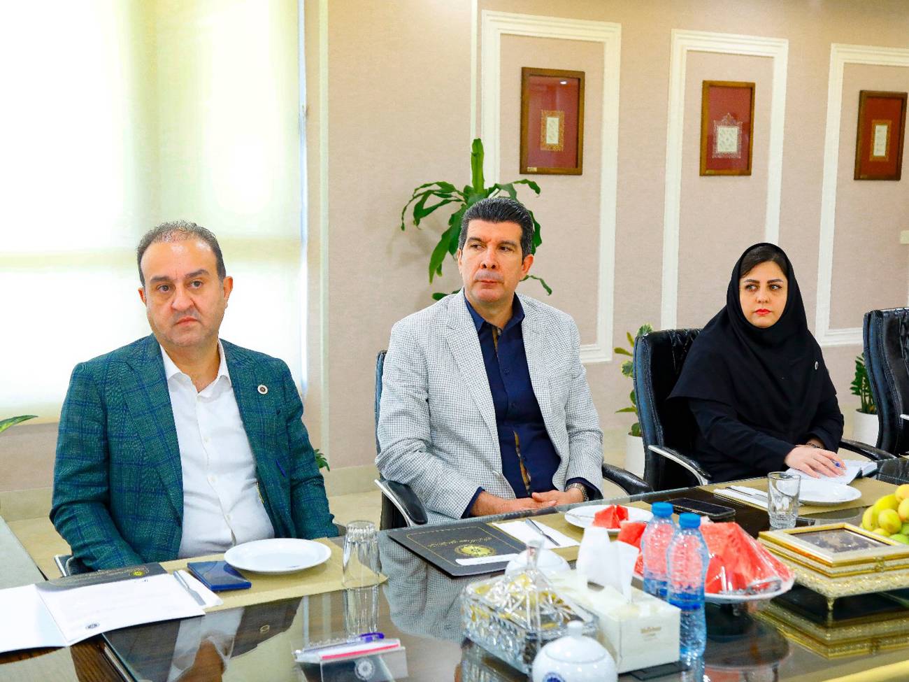 نشست یازدهم هیات رئیسه اتاق بازرگانی قزوین درسال  جاری برگزارشد