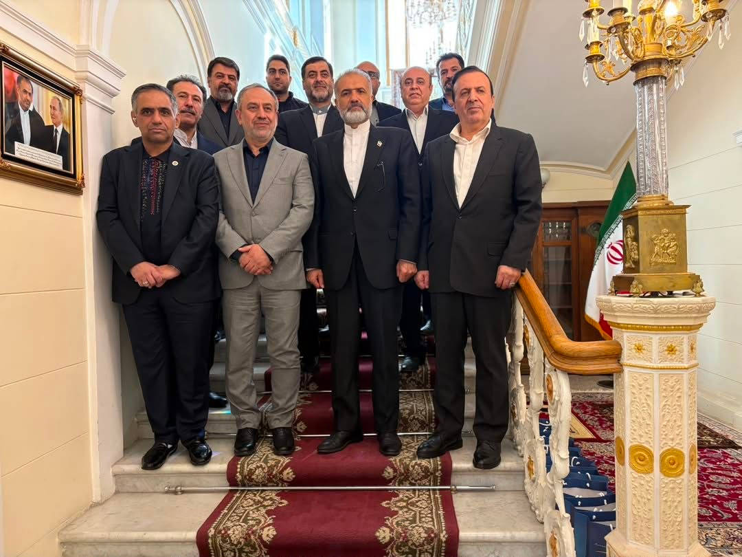حضور هیات اعزامی استان قزوین در سفارت جمهوری.ا.ایران در مسکو