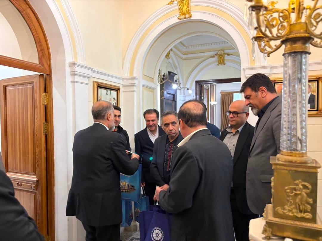 حضور هیات اعزامی استان قزوین در سفارت جمهوری.ا.ایران در مسکو