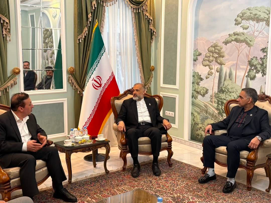 حضور هیات اعزامی استان قزوین در سفارت جمهوری.ا.ایران در مسکو